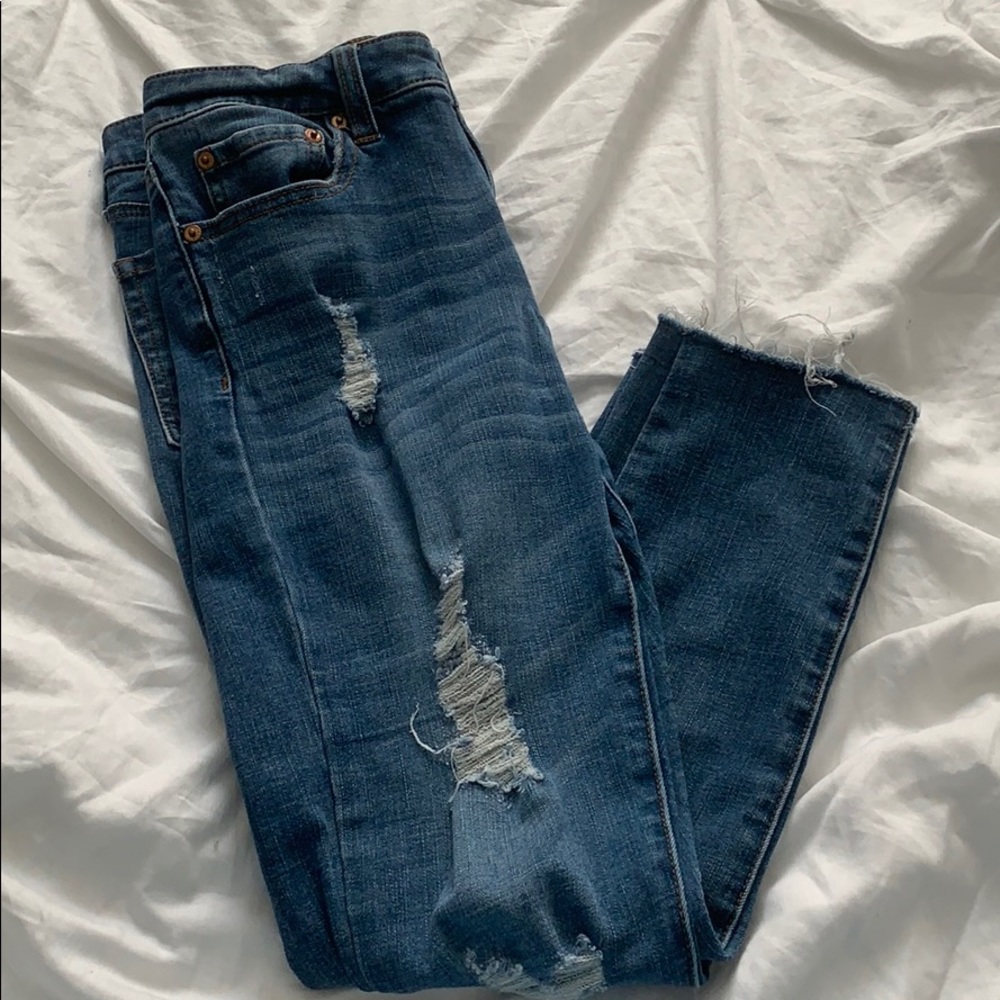Aero High Rise Curvy Skinny Jeans